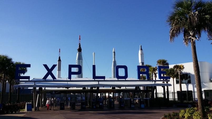 Eingangsbereich Kennedy Space Center Visitor Complex